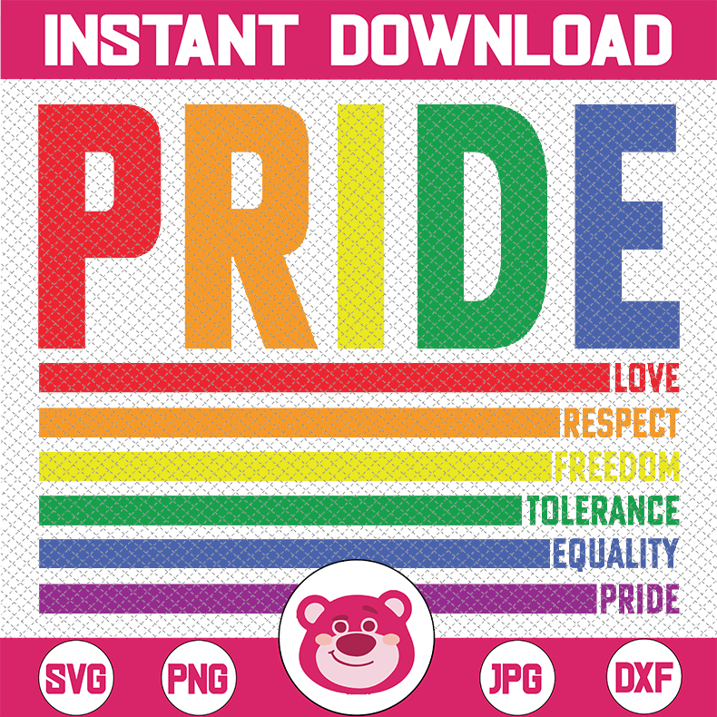 Gay Pride Svg, LGBT Svg, Rainbow Svg,Gay Festival Outfit Svg | Inspire ...
