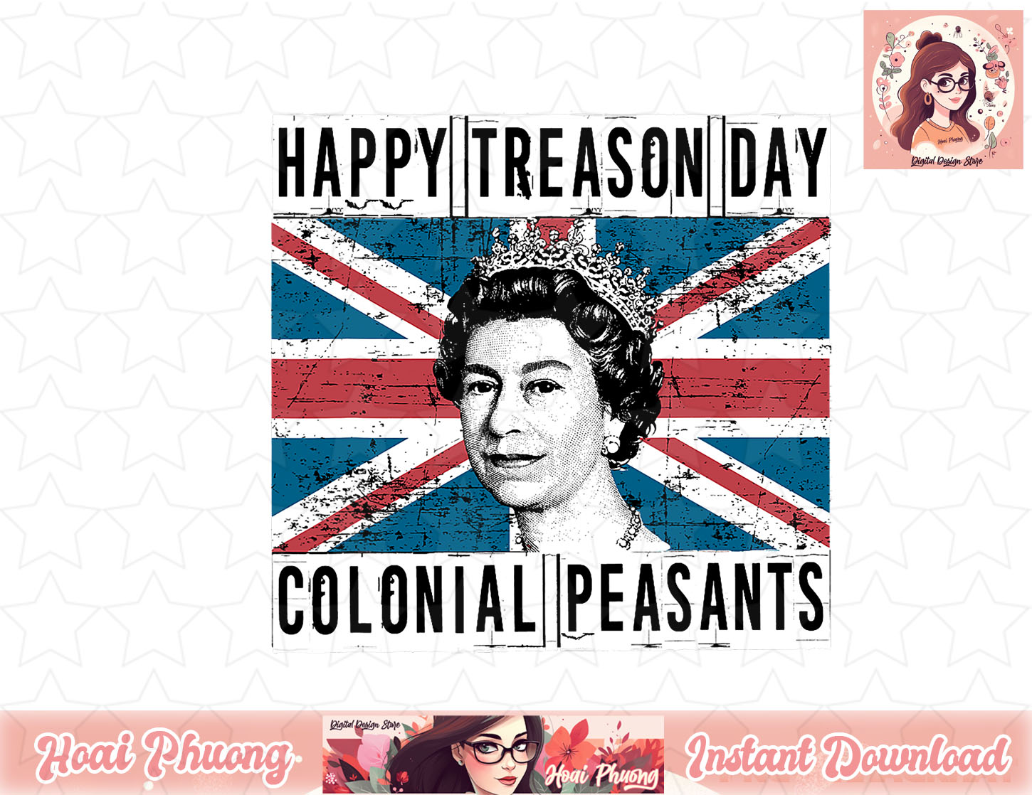 Happy Treason Day British 4th of July png, instant download | Inspire ...