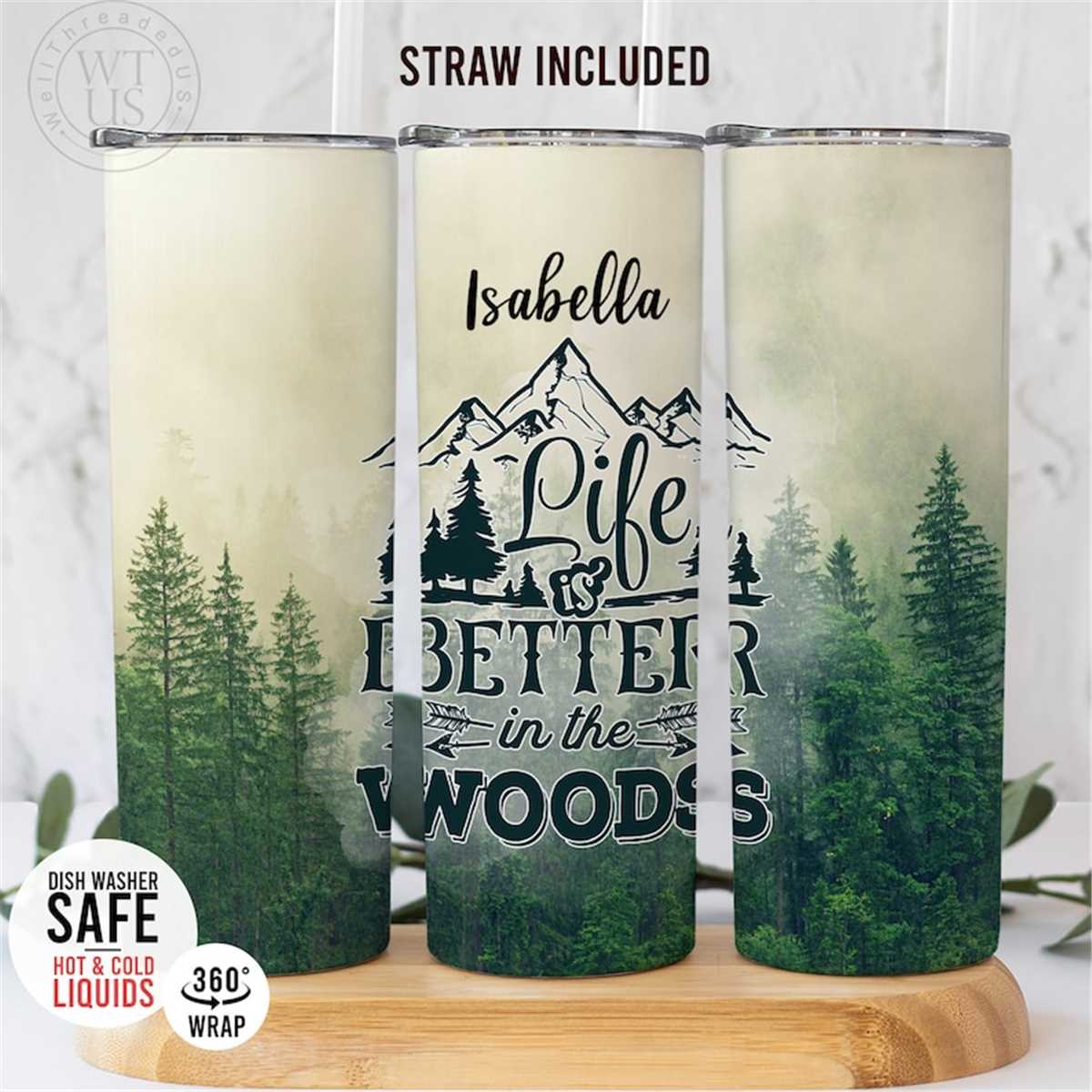 Personalized Camping Tumbler Camping Tumbler Outdoor Lo Inspire Uplift