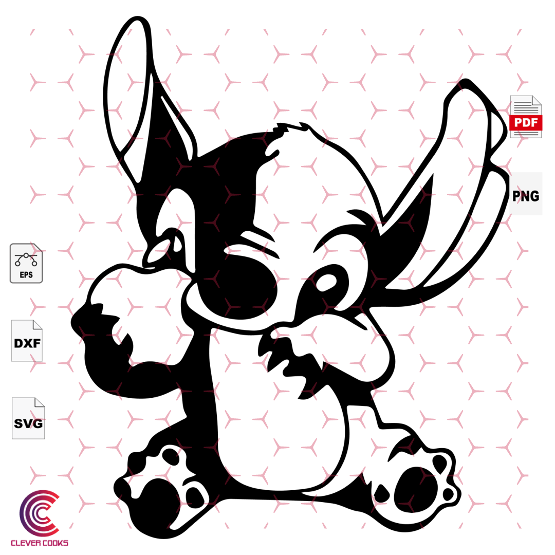 Stitch Svg, Stitch Vector, Stitch Lover, Stitch an | Inspire Uplift