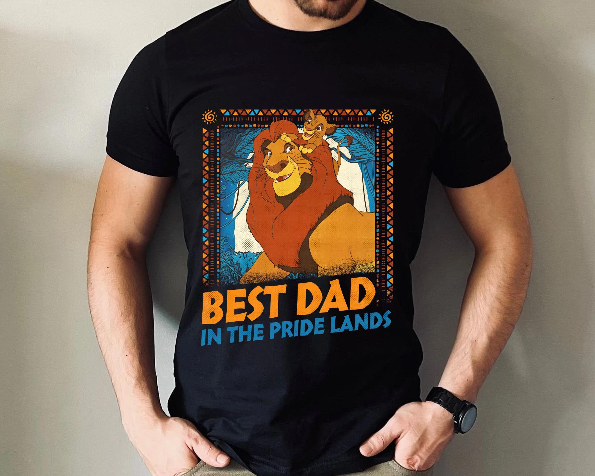 Retro Simba Mufasa Best Dad In The Pride Lands Inspire Uplift