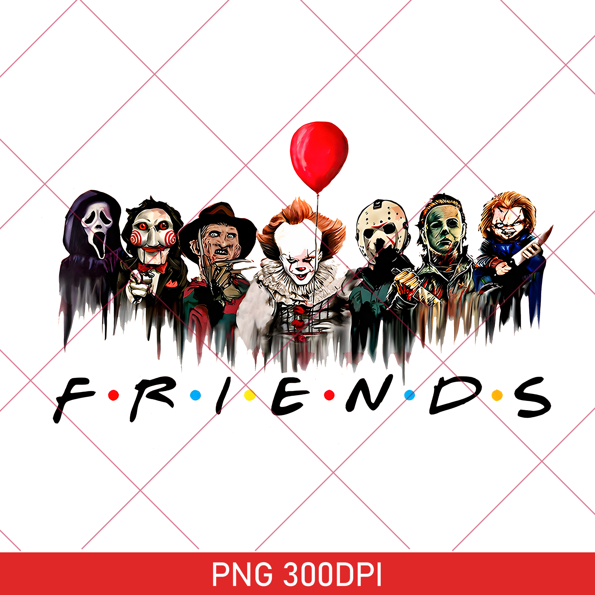 Personalized Horror Wooden Frame Sign With Tiny Figures For Halloween Gift Ideas Ris1200