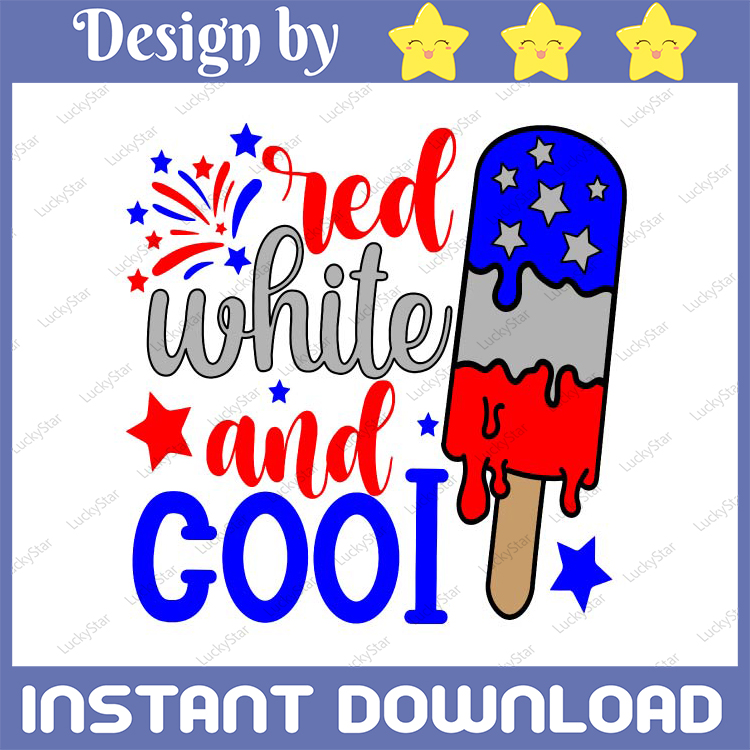 4th of July Svg, Red White & Cool Svg, Patriotic Svg, Dxf, E - Inspire ...
