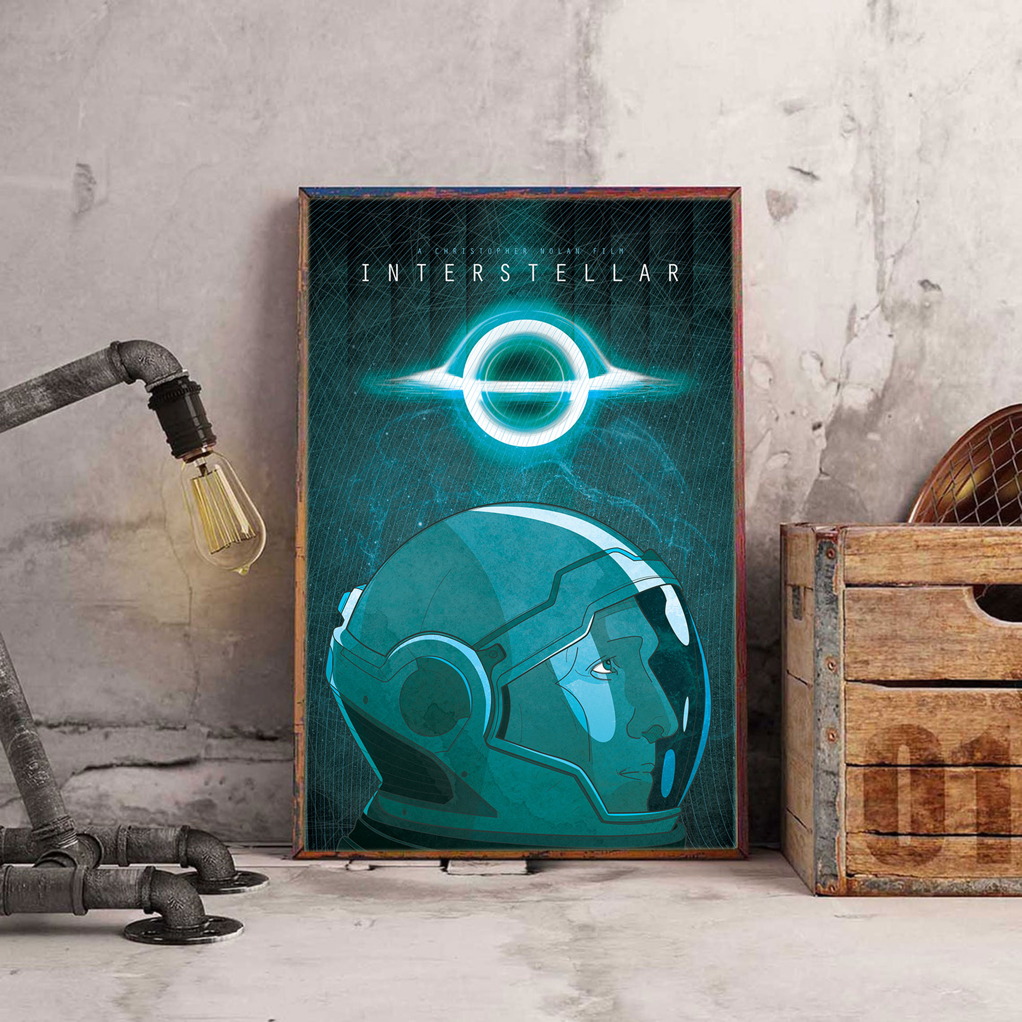 Movie Home Decor, Interstellar Poster, Interstellar Wall Art Inspire