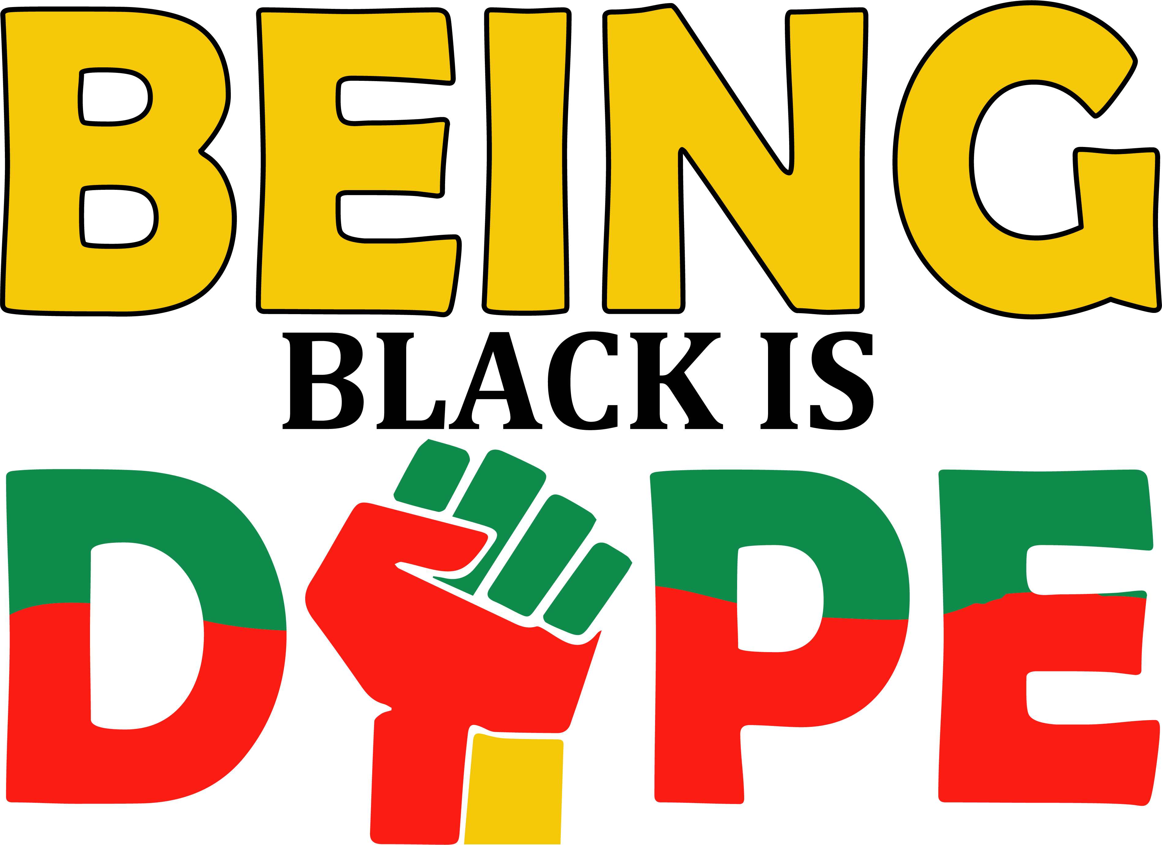 Being black is dope svg, Svg, FreeIsh Svg, Black Inspire Uplift