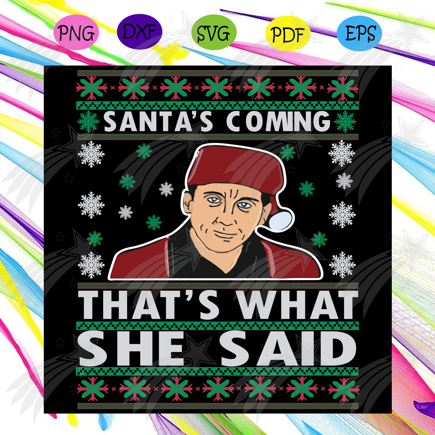 Santas Coming Svg, Christmas Svg, Santas Coming Svg, Santa C - Inspire