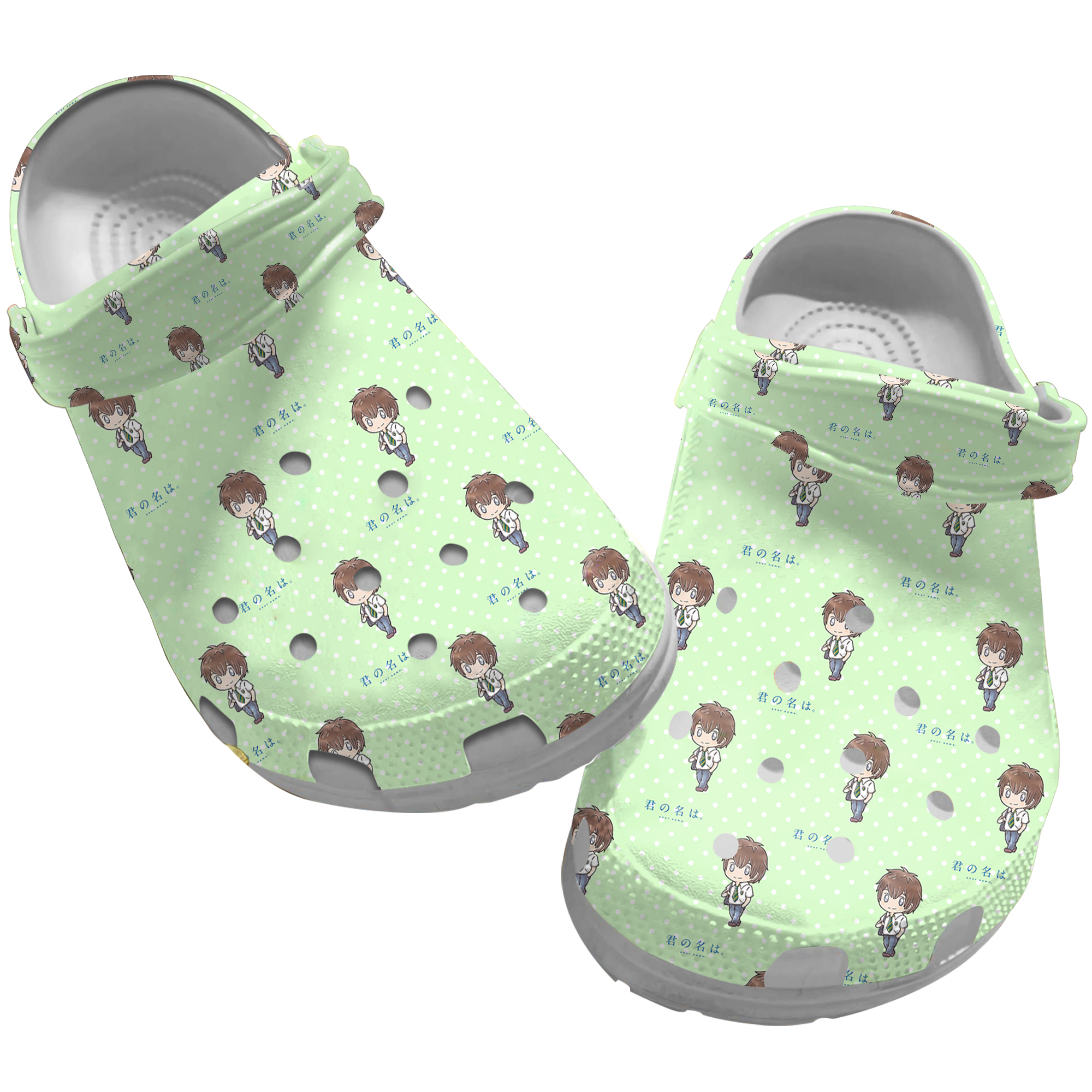 Your Name Crocs, Your Name Clog Shoes Unisex, Anime Crocs, A Inspire