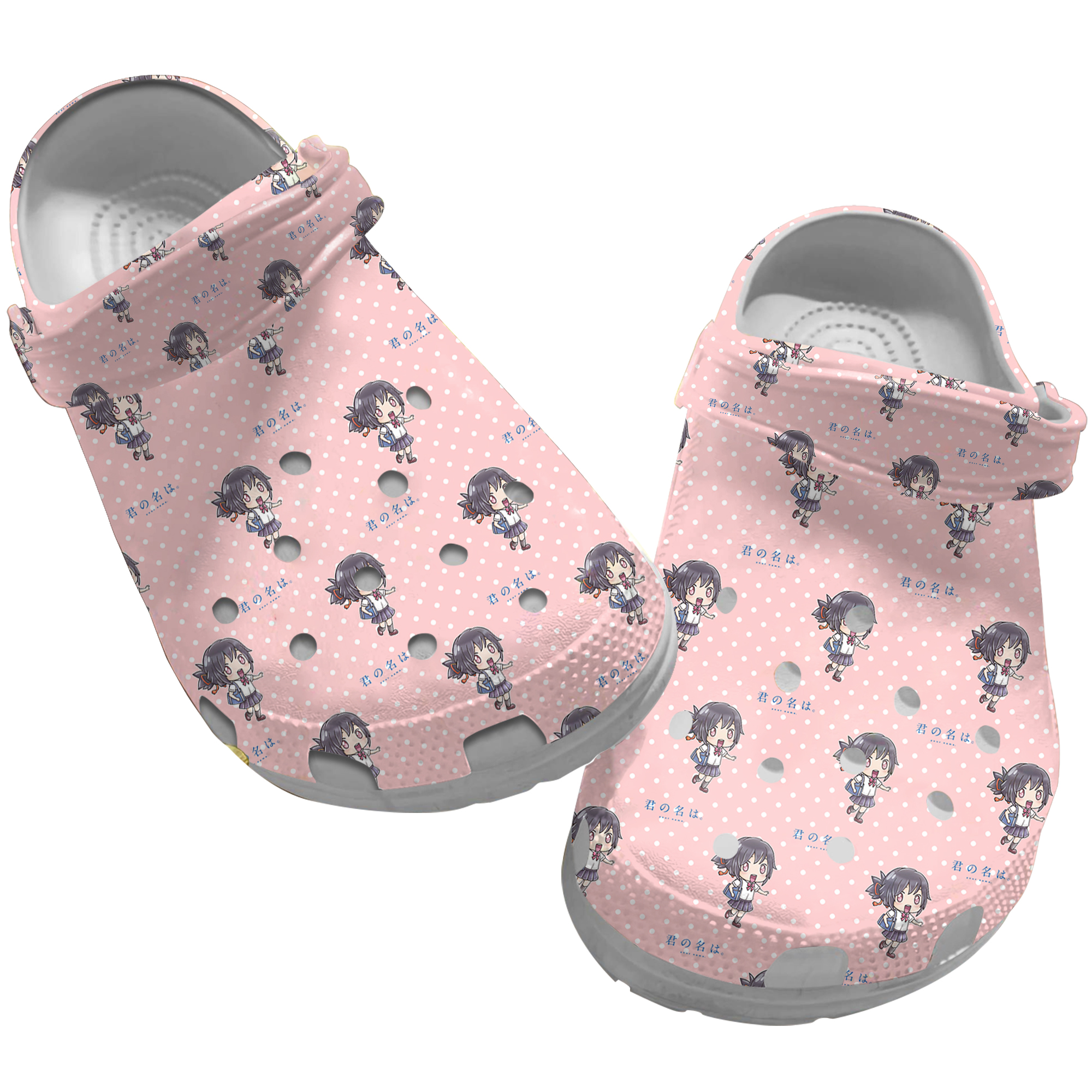 Your Name Crocs, Your Name Clog Shoes Unisex, Anime Clog Sho Inspire