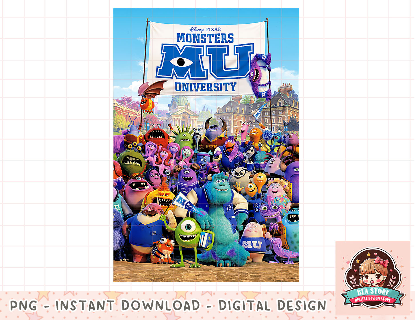 Disney Pixar Monsters University Class Photo Movie Poster pn | Inspire ...