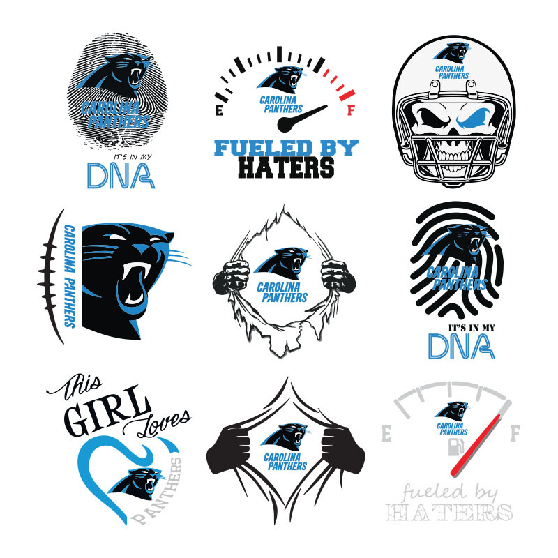 Carolina Panthers NFL Bundle 2 Svg, Football Svg, Cricut Fil | Inspire ...