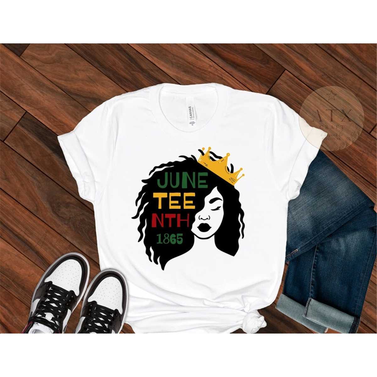 Juneteenth Queen 1865, Women’s Juneteenth Shirt, Black Owned - Inspire