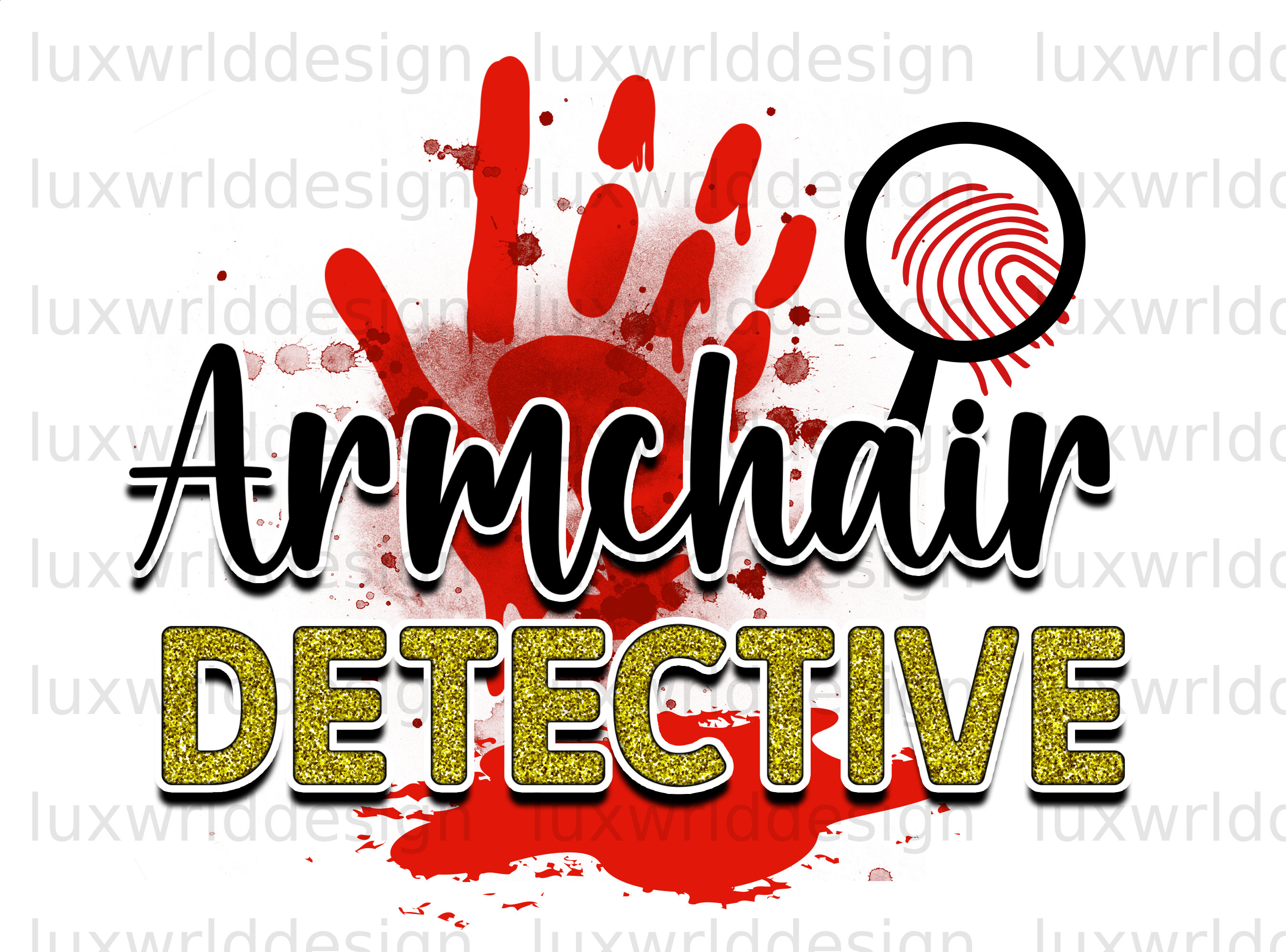 Armchair Detective PNG True Crime png True Crime Inspire Uplift