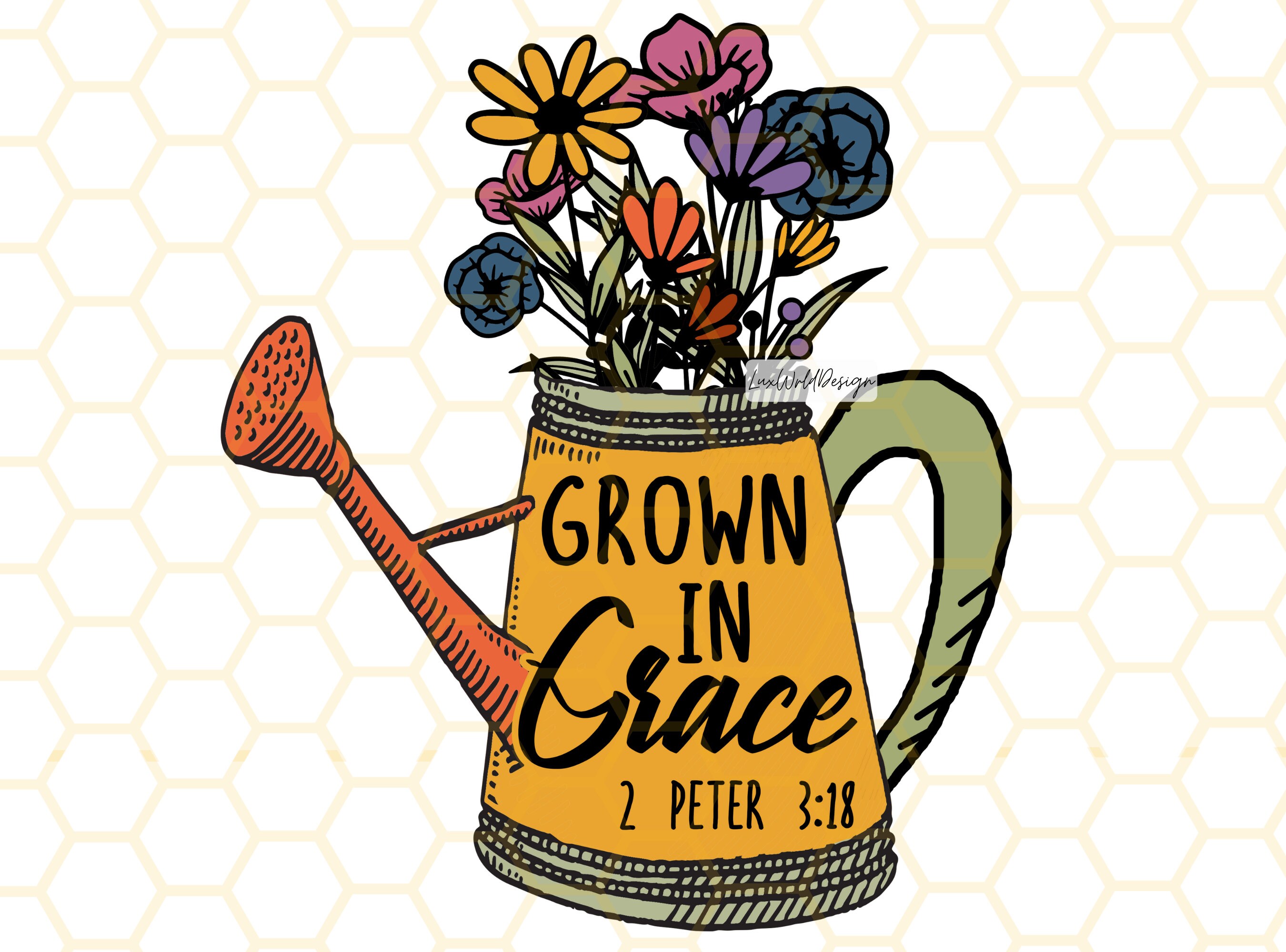 Grown In Grace PNG Faith Clipart Bible Verse png | Inspire Uplift