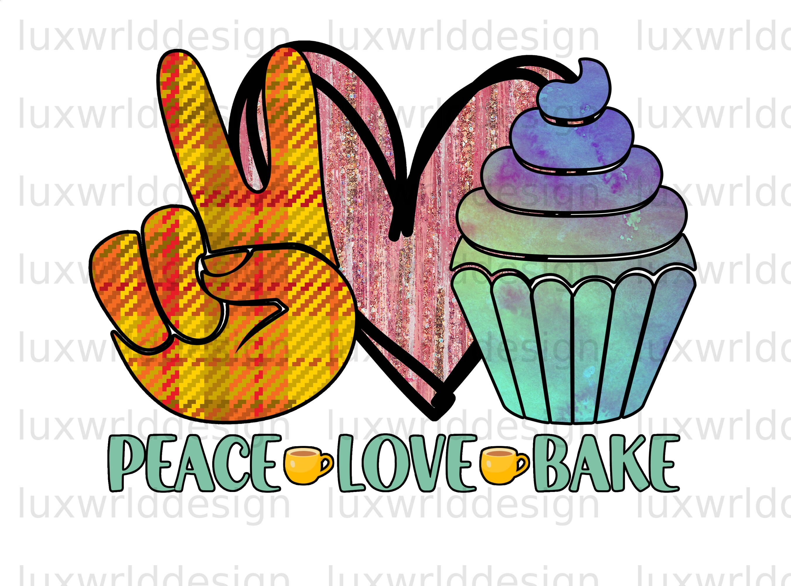 I Love Baking Sign