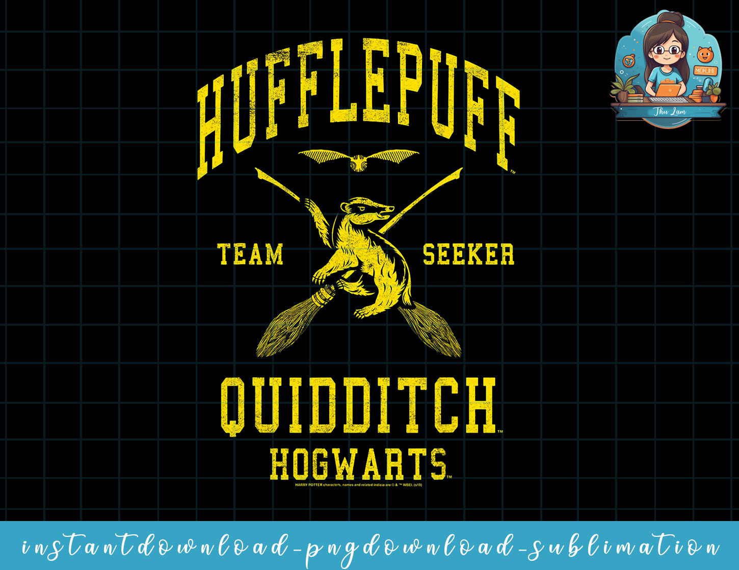 Deathly Hallows 2 Hufflepuff Quidditch Team Seeker Jersey pn - Inspire ...