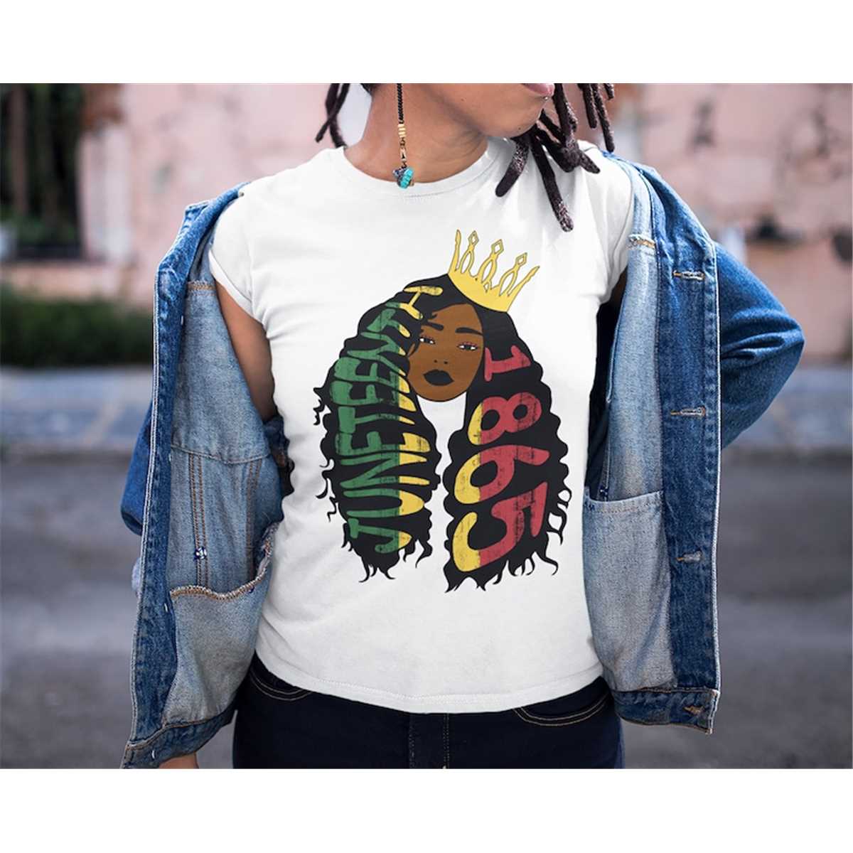 Juneteenth Queen, Black History Month Shirt, Black Owned, Ju - Inspire