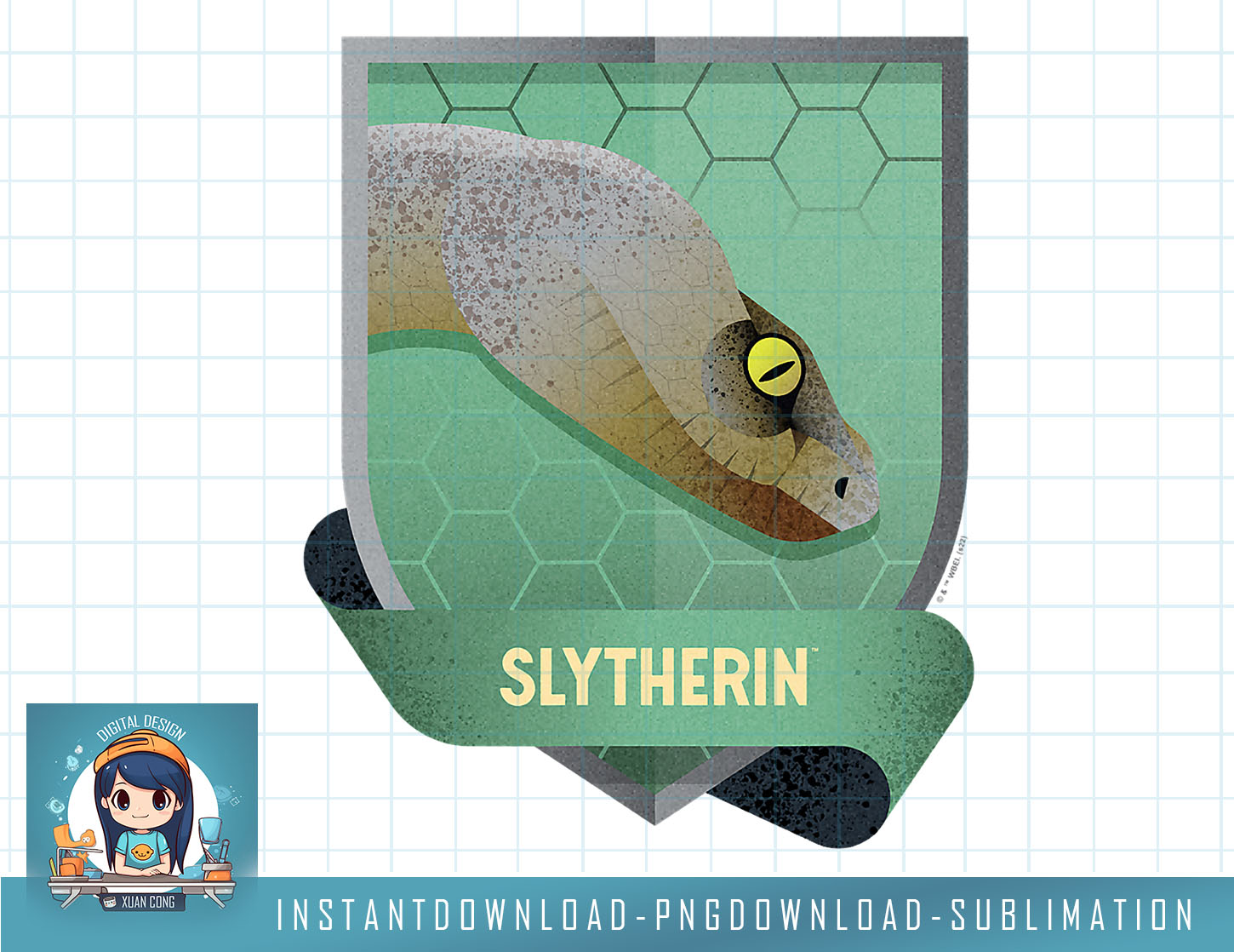 Harry Potter Deathly Hallows 2 Slytherin Snake Logo png, sub | Inspire ...