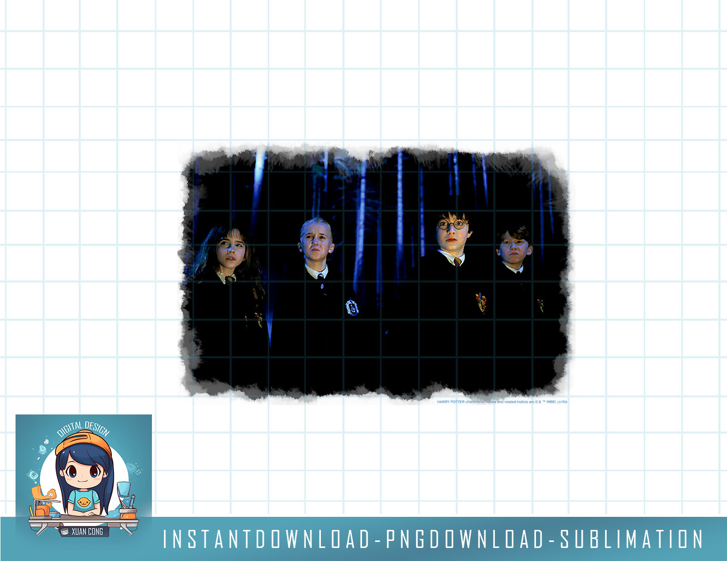 Harry Potter Forbidden Forest Group Shot png, sublimate, dig | Inspire ...