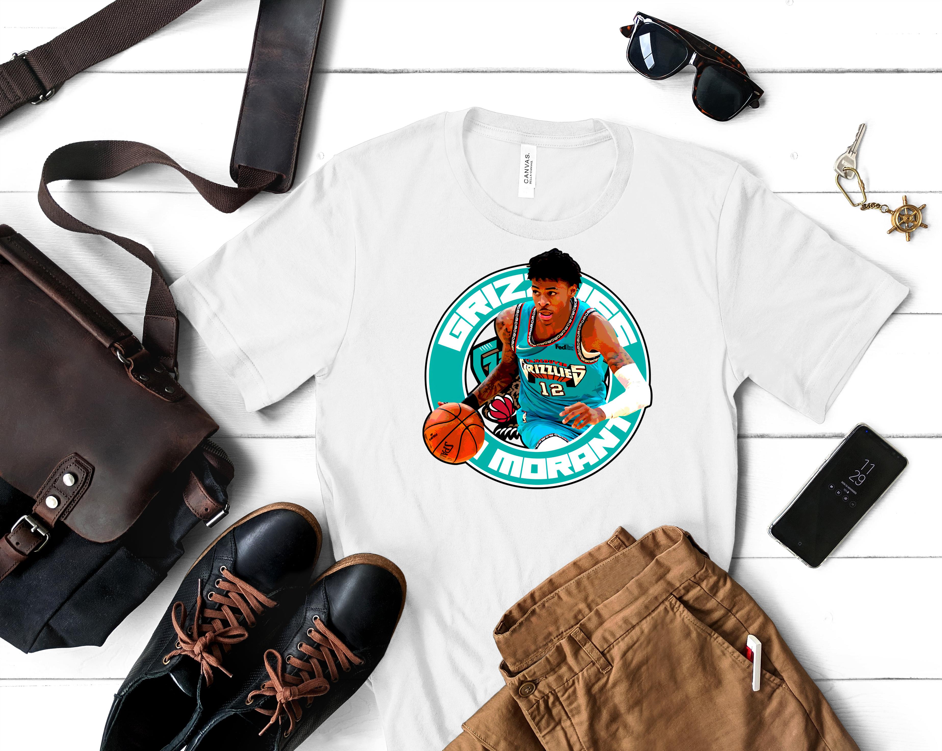 Ja Morant Shirt, Ja Morant T Shirt, Ja Morant Gun Gif T Shir - Inspire ...