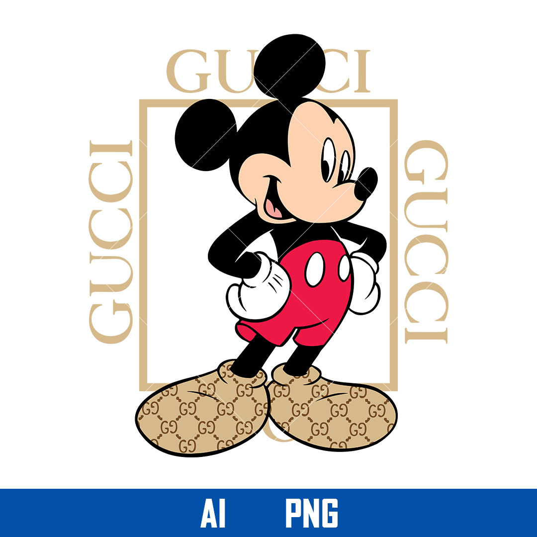 Gucci Mickey Logo Png, Gucci Brand Logo Png, Mickey Mouse Pn - Inspire