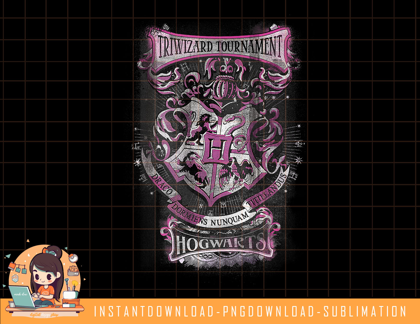 Harry Potter Triwizard Tournament Hogwarts Poster png, subli | Inspire ...