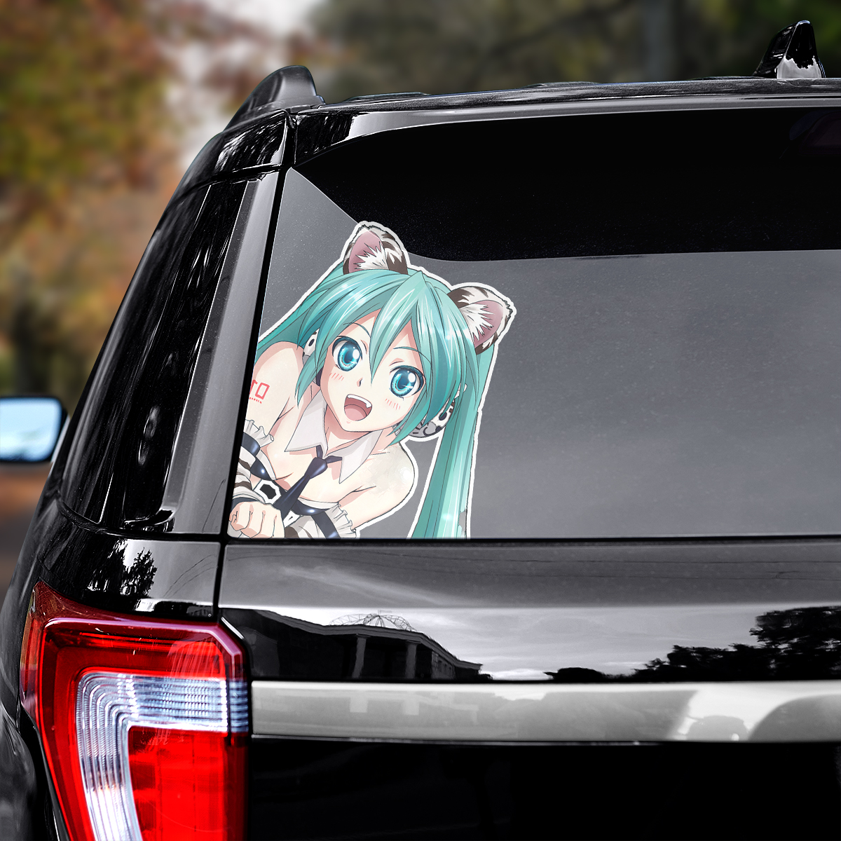 Anime Car Decal, Hatsune Miku Sticker, Hatsune Miku Decal Fo - Inspire