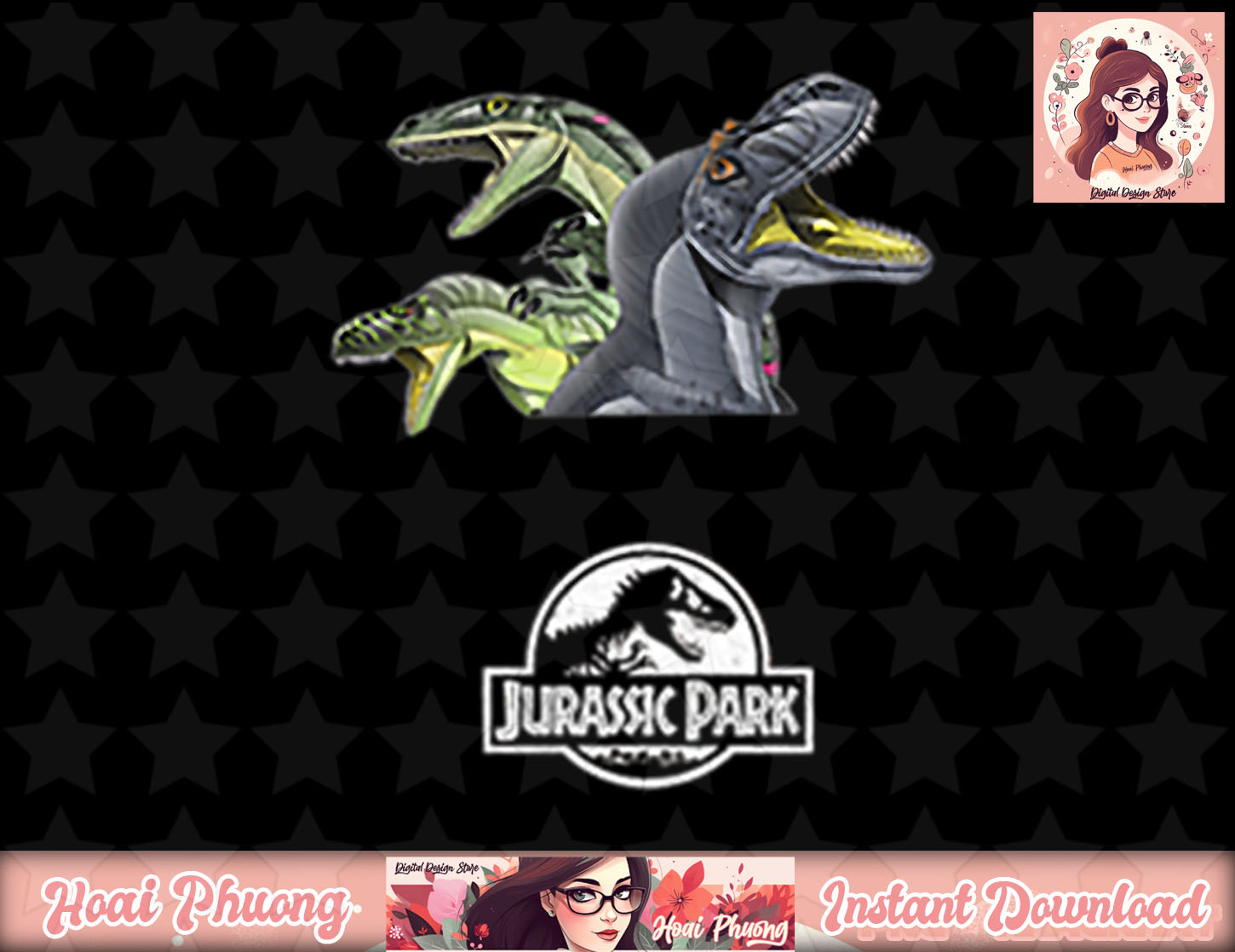 Jurassic Park Raptor Pocket Style Left Chest png, instant do | Inspire ...