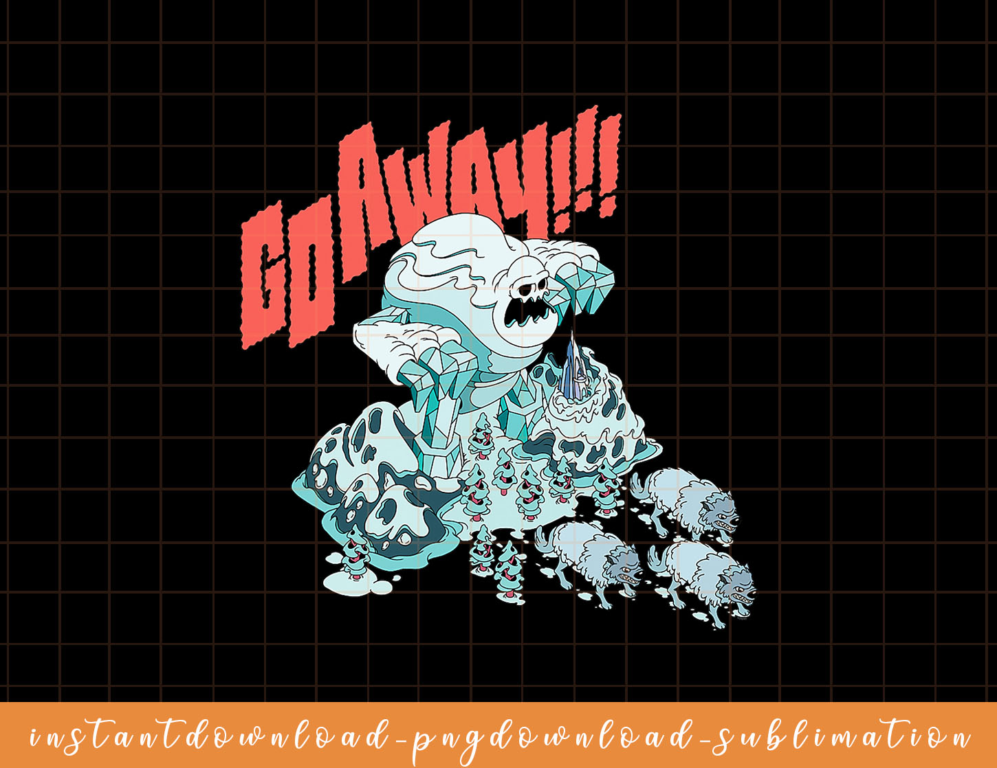 Disney Frozen Marshmallow Go Away png, sublimate, digital do Inspire