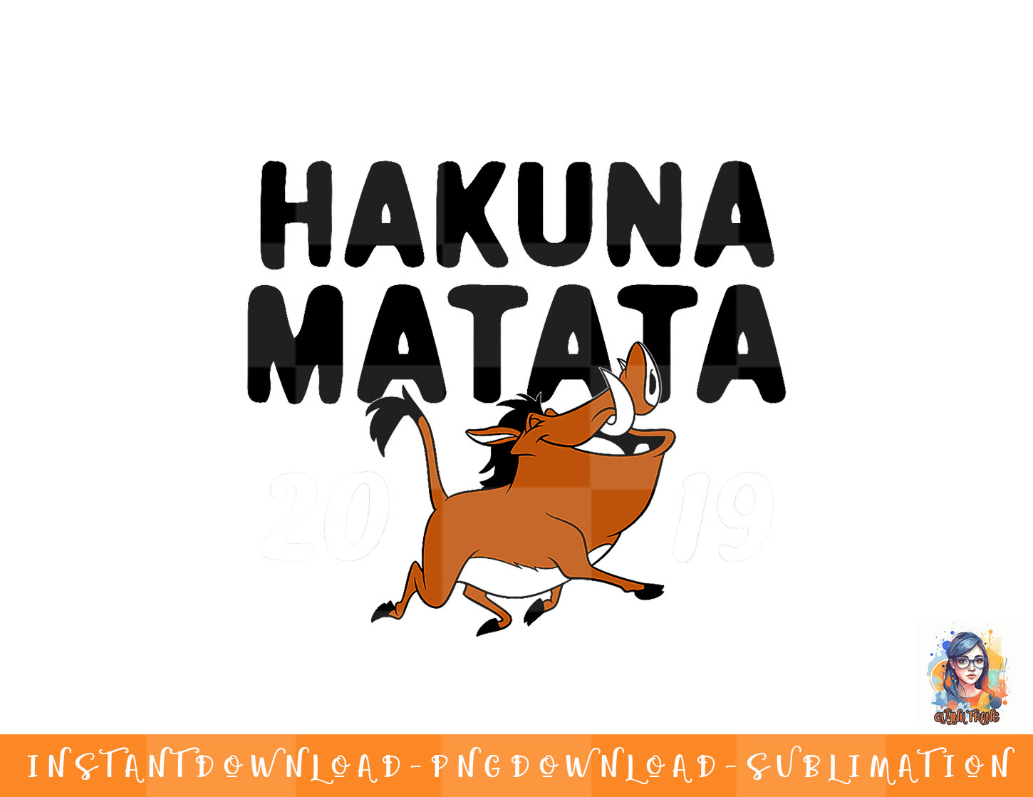 Disney Lion King Classic Hakuna Matata 2019 png, sublimation - Inspire ...
