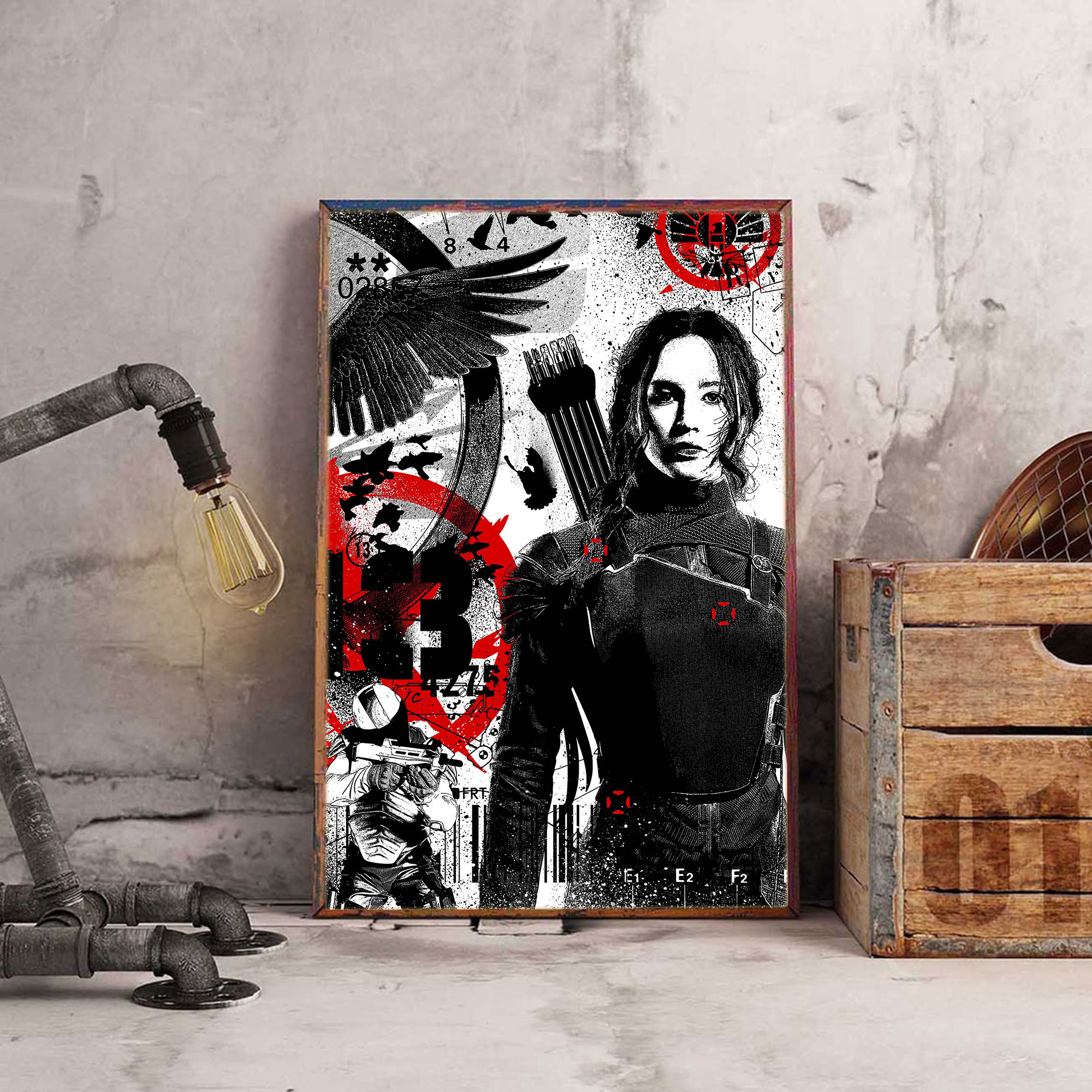 The Hunger Games Wall Art, The Hunger Games Poster, Movie Po - Inspire Uplift