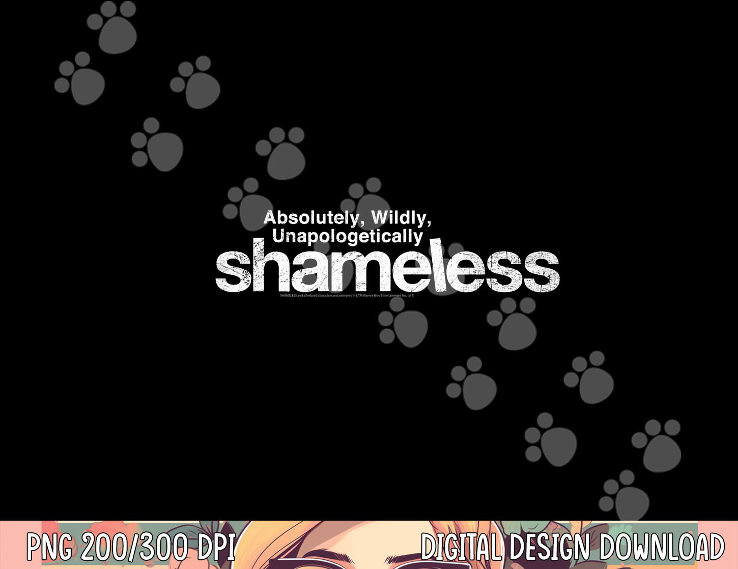 Shameless Logo Red png, sublimation - Inspire Uplift
