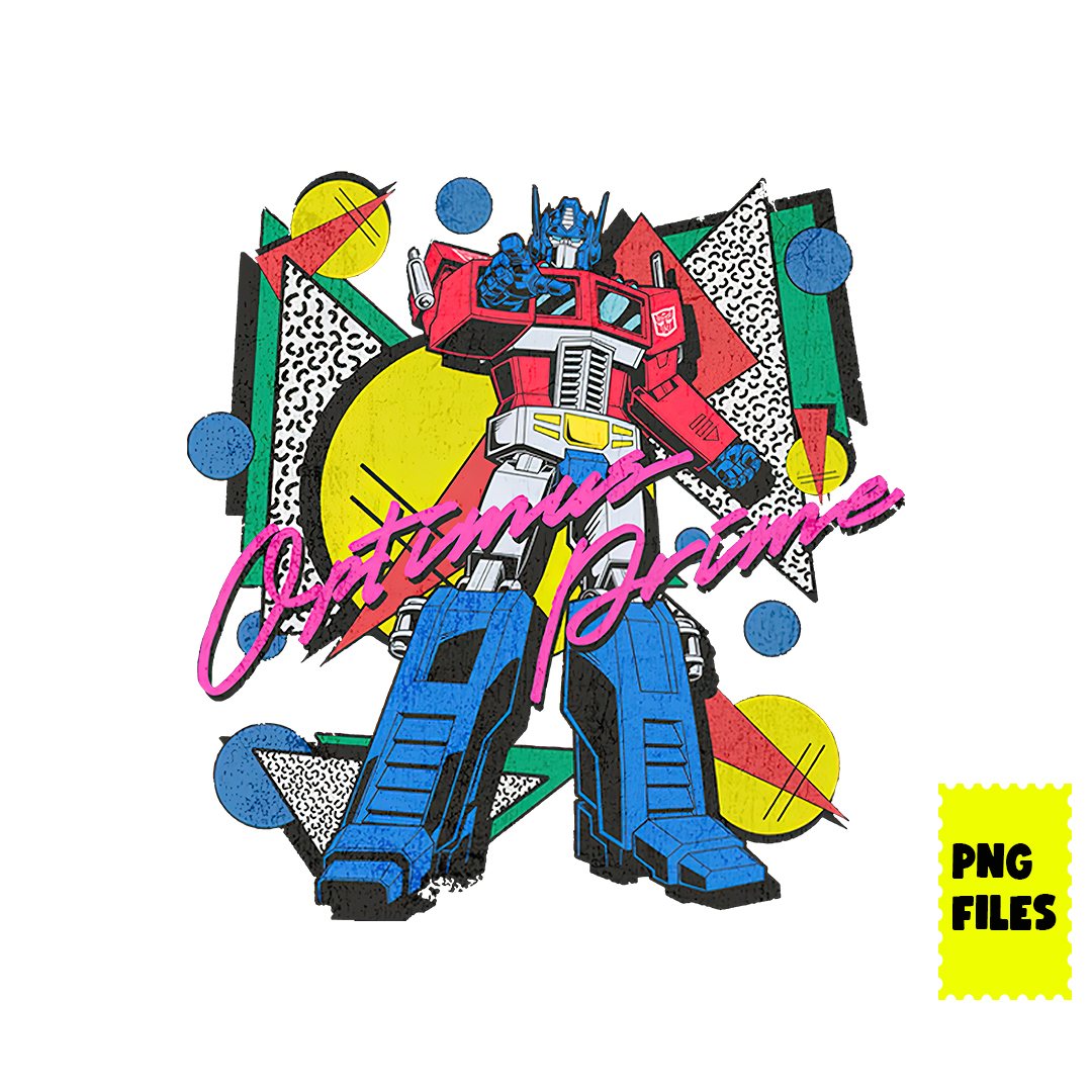 Transformers Optimus Prime 80s Retro Png, Transformers Png, Inspire