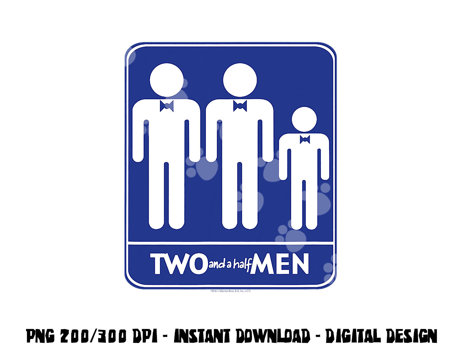 Two and a Half Men Men Symbols png, sublimation Inspire Uplift