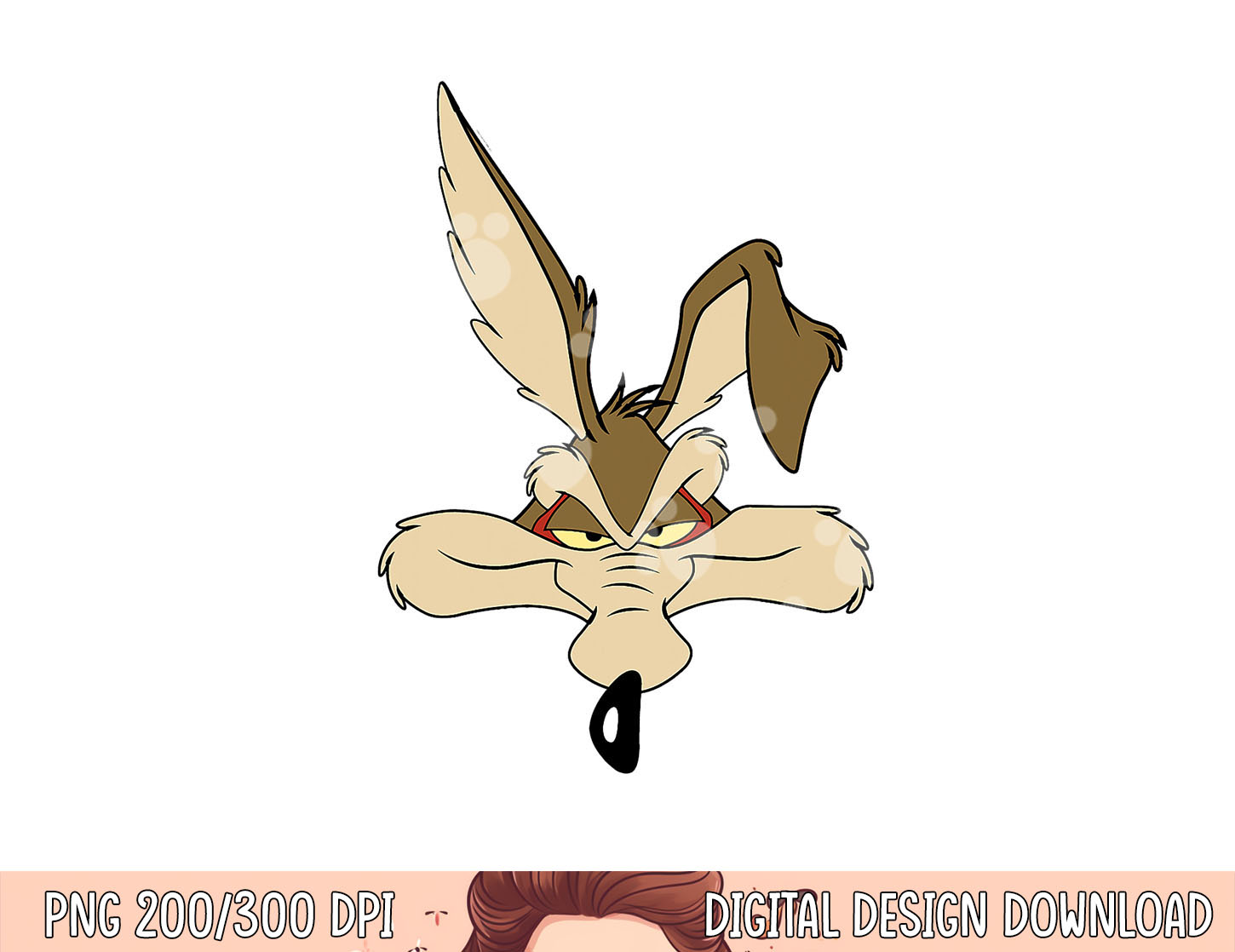 Wile E. Coyote png, sublimation | Inspire Uplift