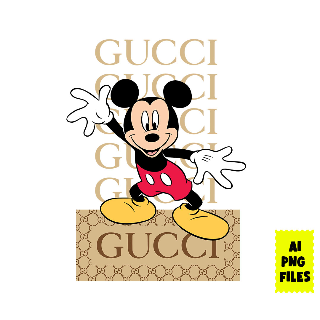 Mickey Gucci Png, Gucci Brand Logo Png, Mickey Mouse Png, Di | Inspire