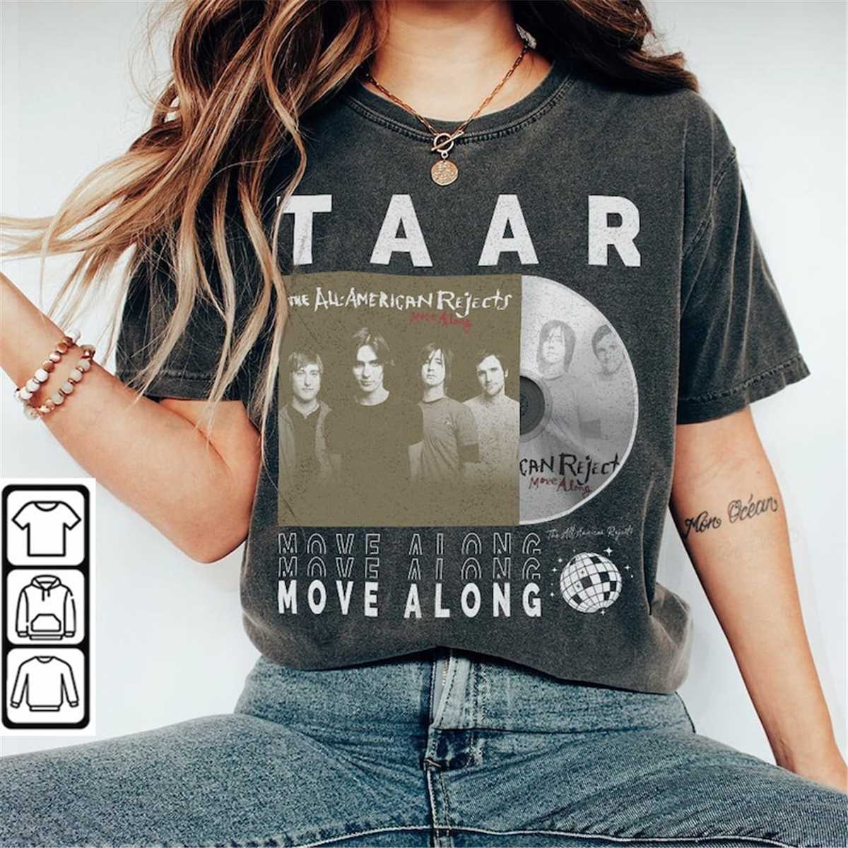 The All-American Rejects Music Shirt, Sweatshirt Y2K Merch V