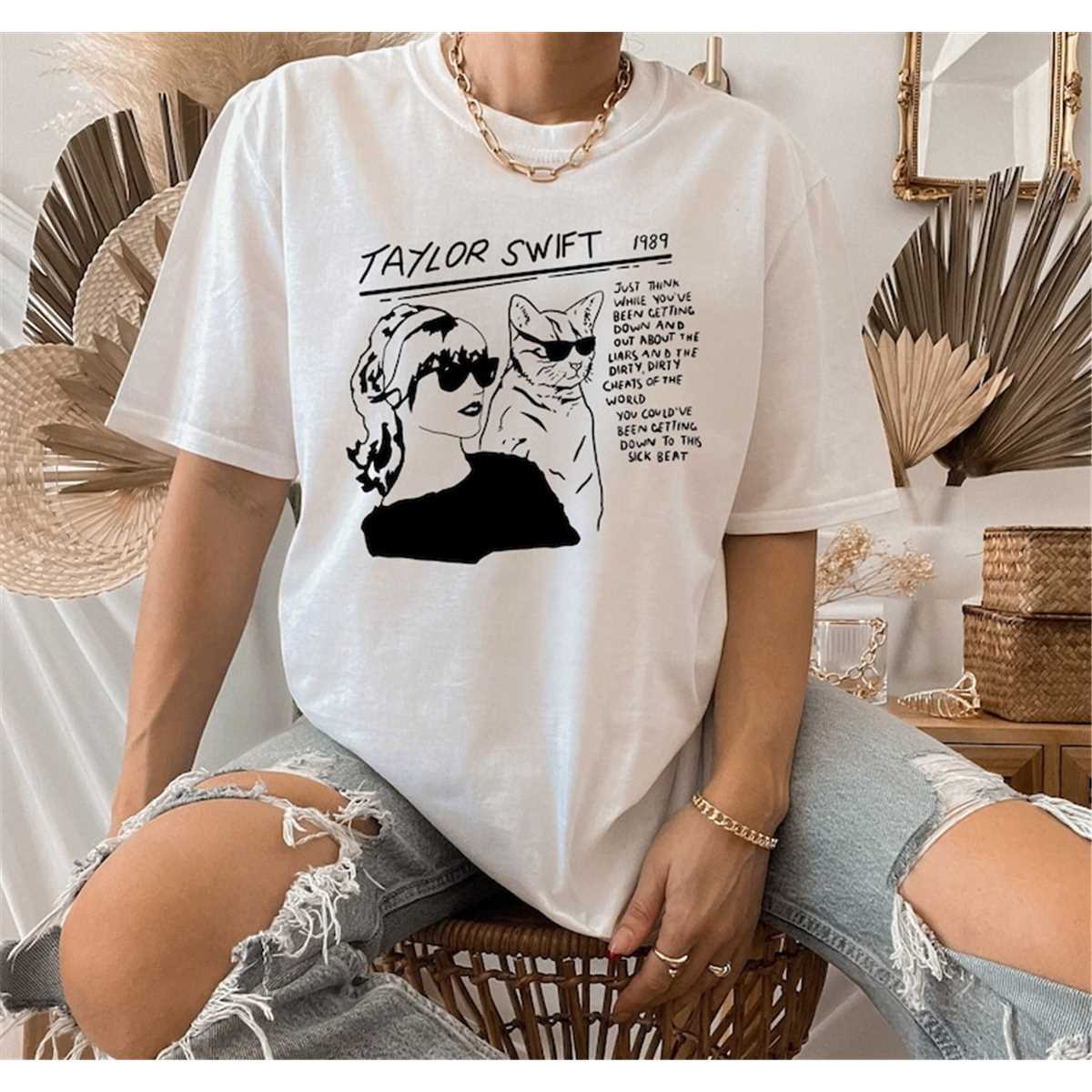 Taylor Swift 1989 グッズ+reputation 1&2 Official Taylor Swift 1989 Deluxe Polaroid Ringer T Shirt XS