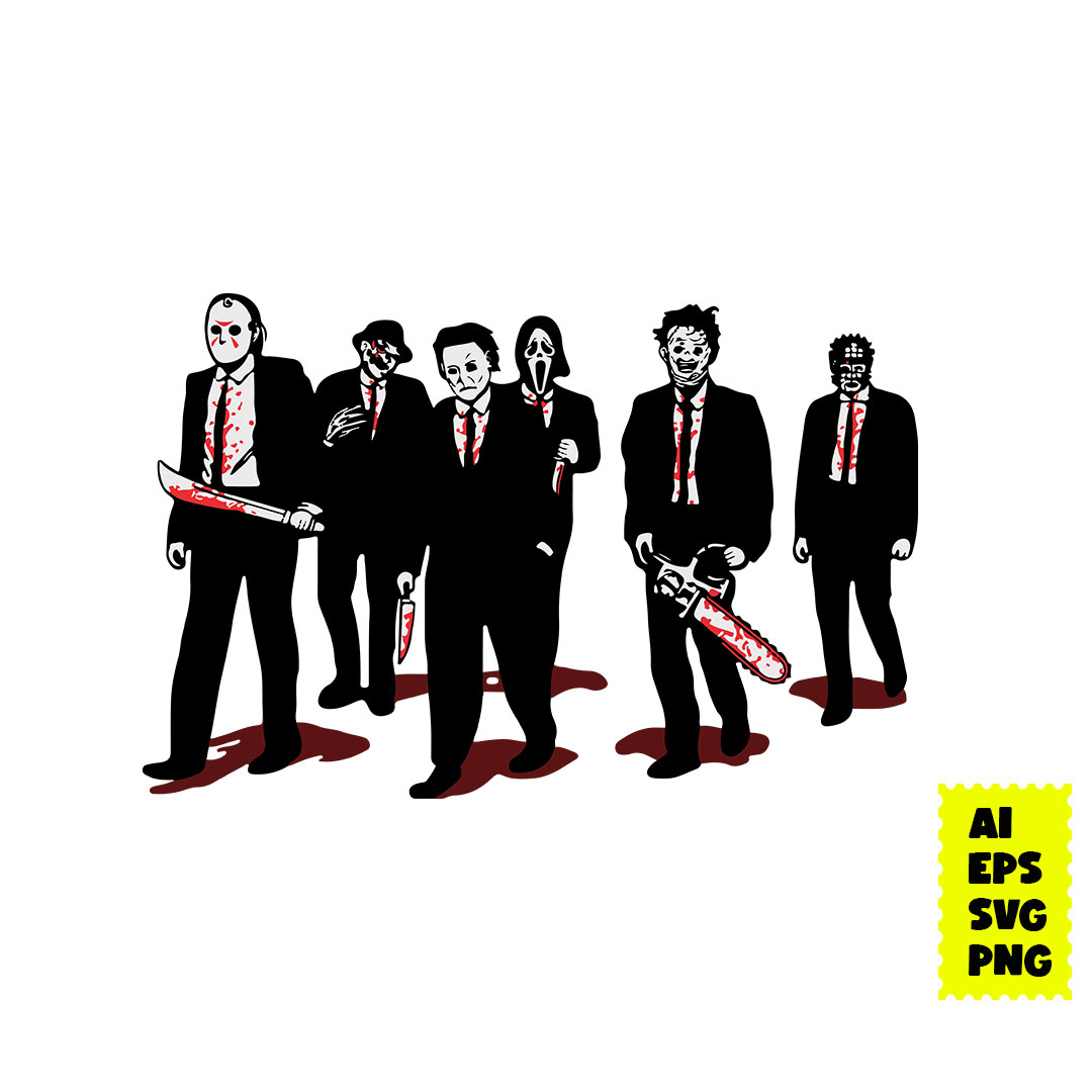 All Horror Movies Killer Svg, Michael Myers Svg, Jason Voorh Inspire