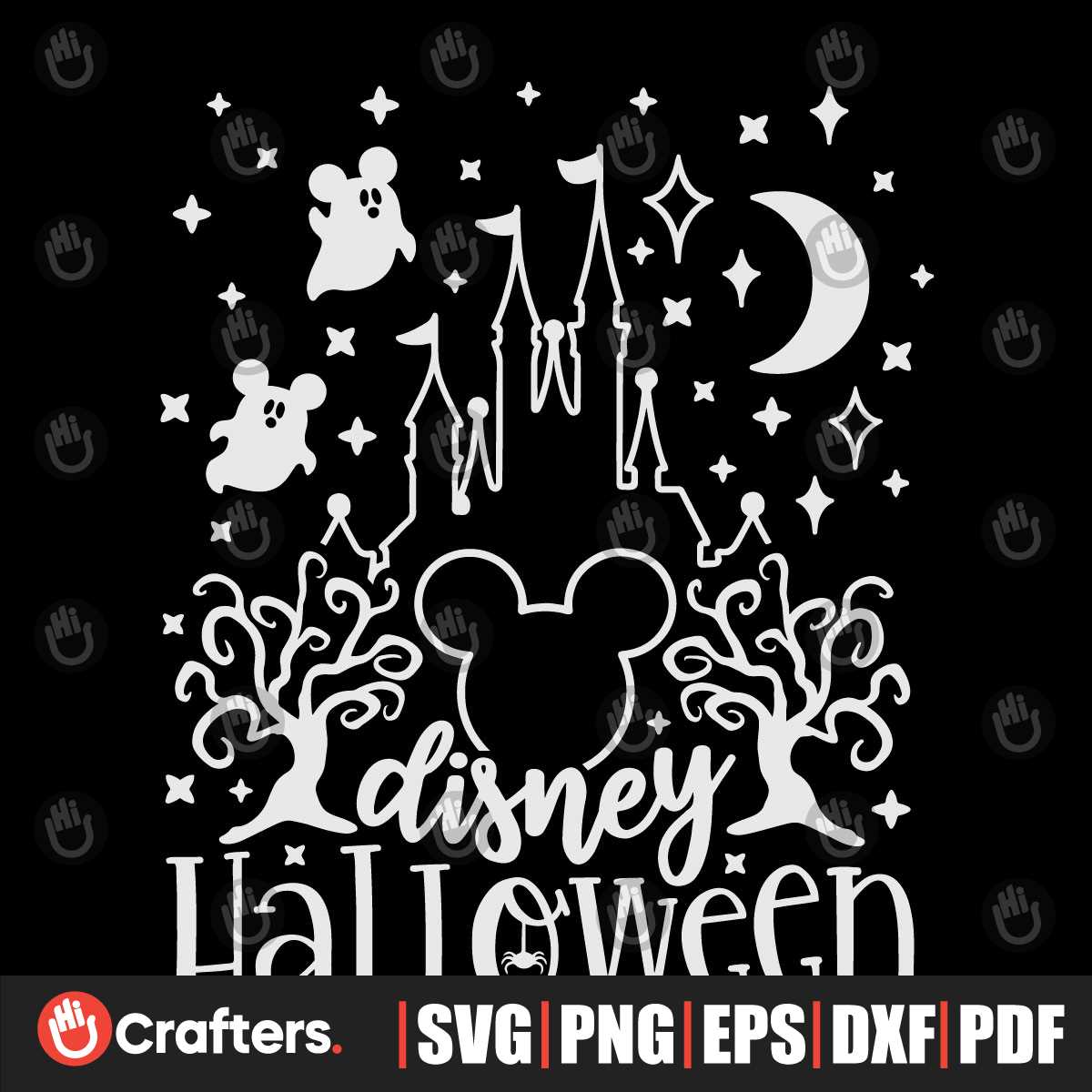 Disney Halloween Svg, Halloween Castle Svg, Disney Halloween - Inspire