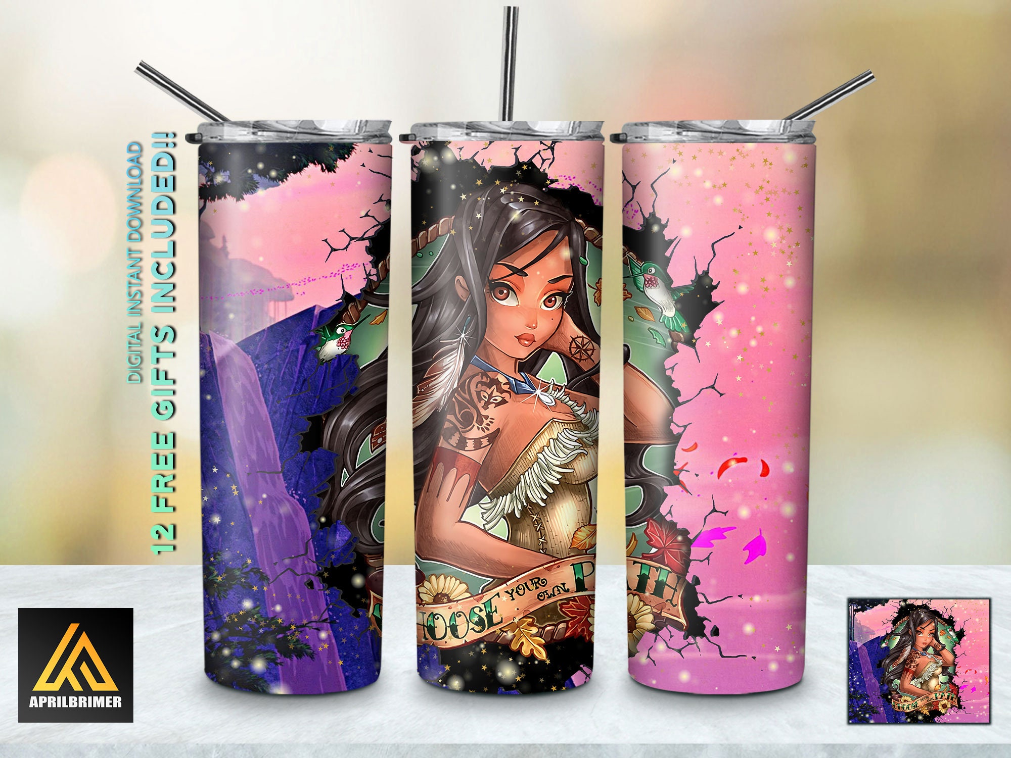 Timeless Royalty Disney Princesses Tumbler, Disney Princesse Inspire