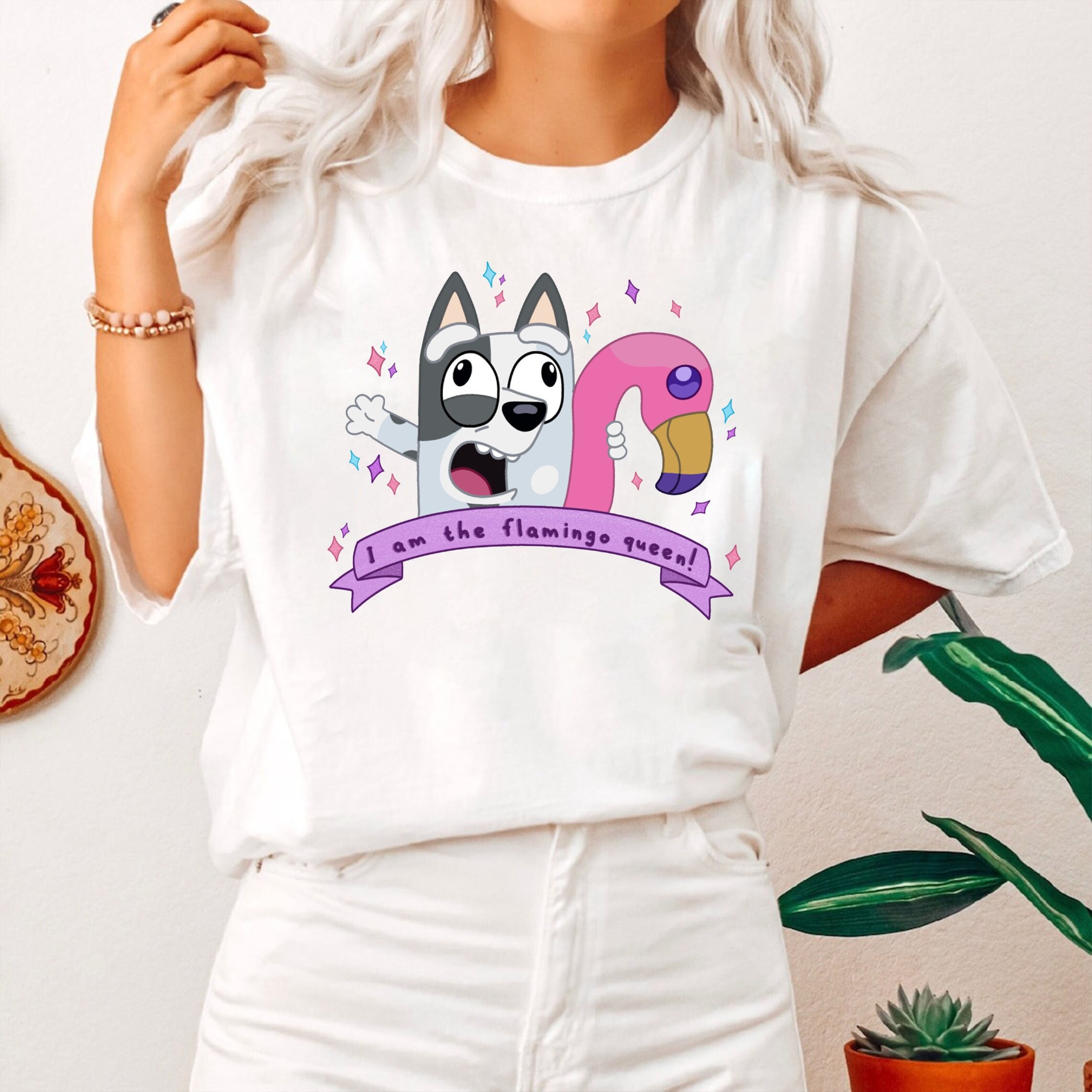 Bluey Muffin I am the flamingo queen Svg, The Bluey Svg, Blu Inspire