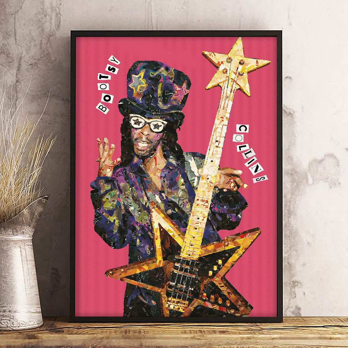 Bootsy Collins Poster, Iconic Funk Poster, Music Poster, Pun Inspire