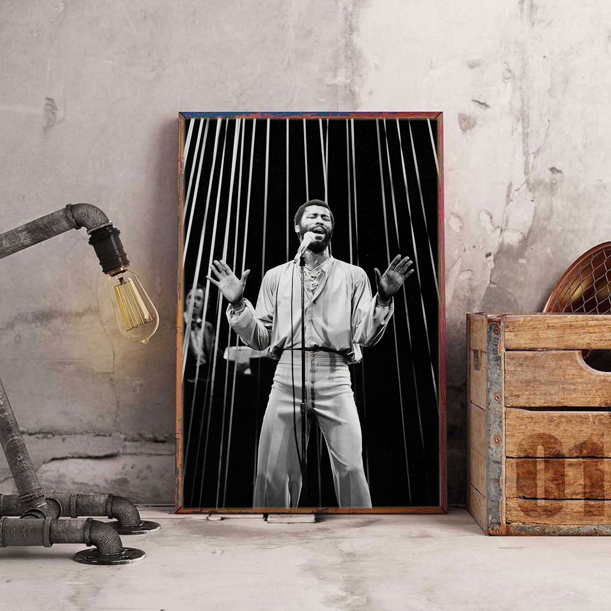 Teddy Pendergrass Poster, Legendary Voice Poster, Music Post - Inspire