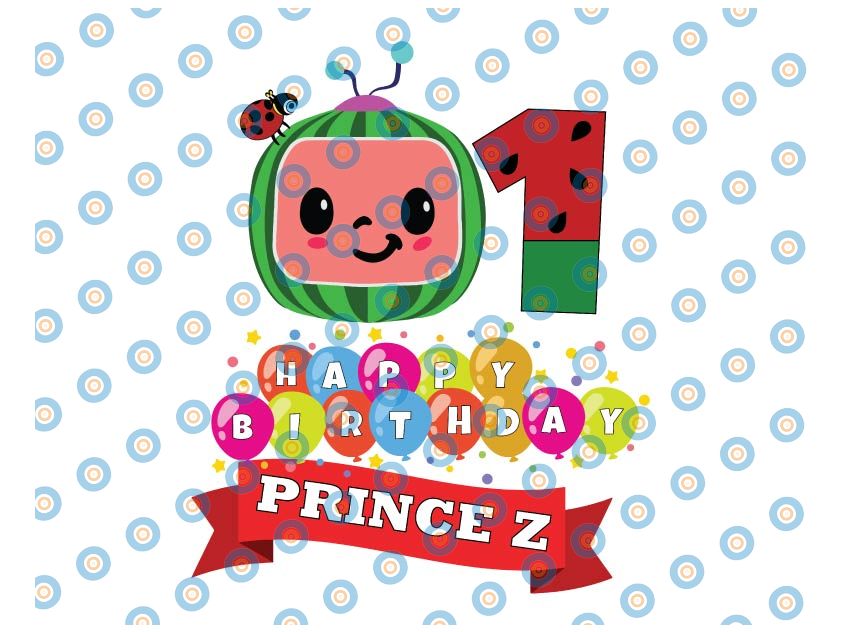 Cocomelon Personalized Name And Ages Birthday SVG PNG, Cocom | Inspire