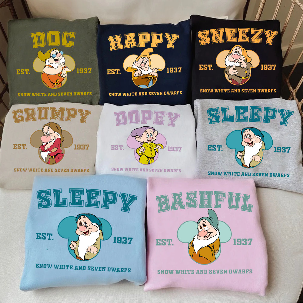 Seven Dwarfs Shirt, Disney Group Shirt, Snow White and Seven - Inspire ...