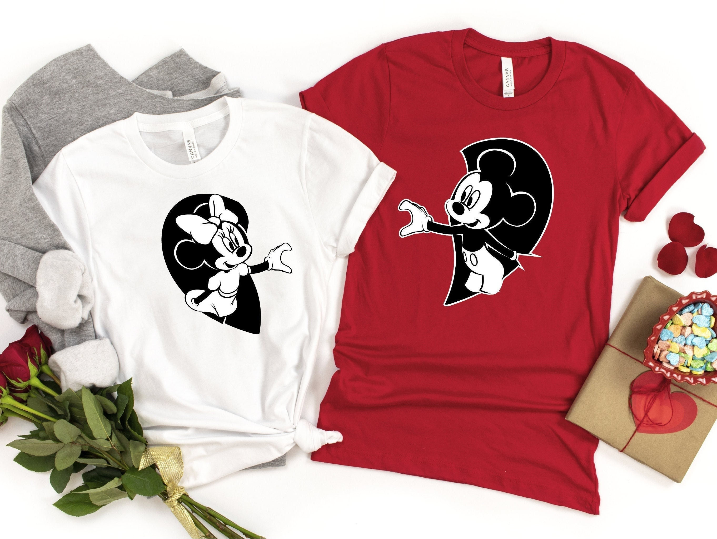 Couple Shirt Design Mickey And Minnie Mouse Couple Hoodies Disney