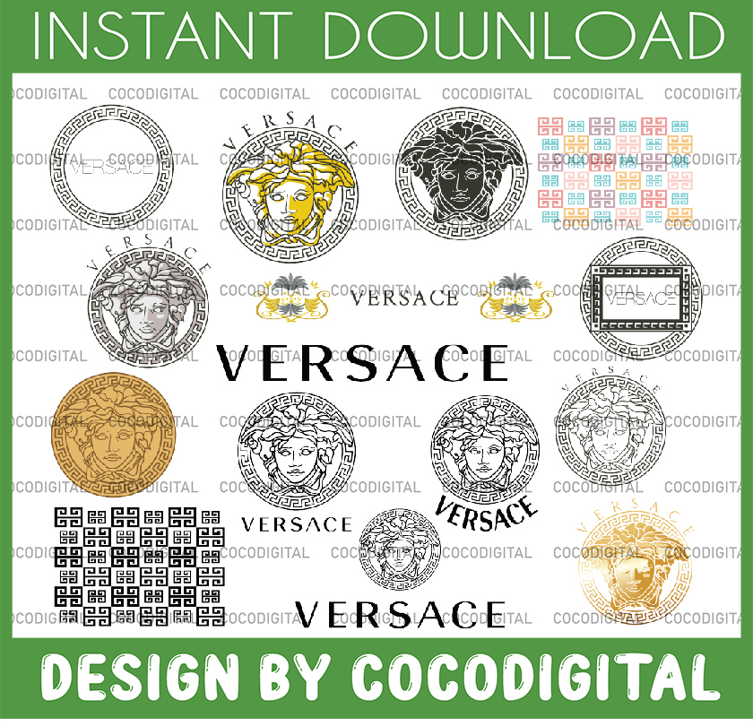 Versace svg, Versace logo svg, Pattern svg, Versace logo des | Inspire