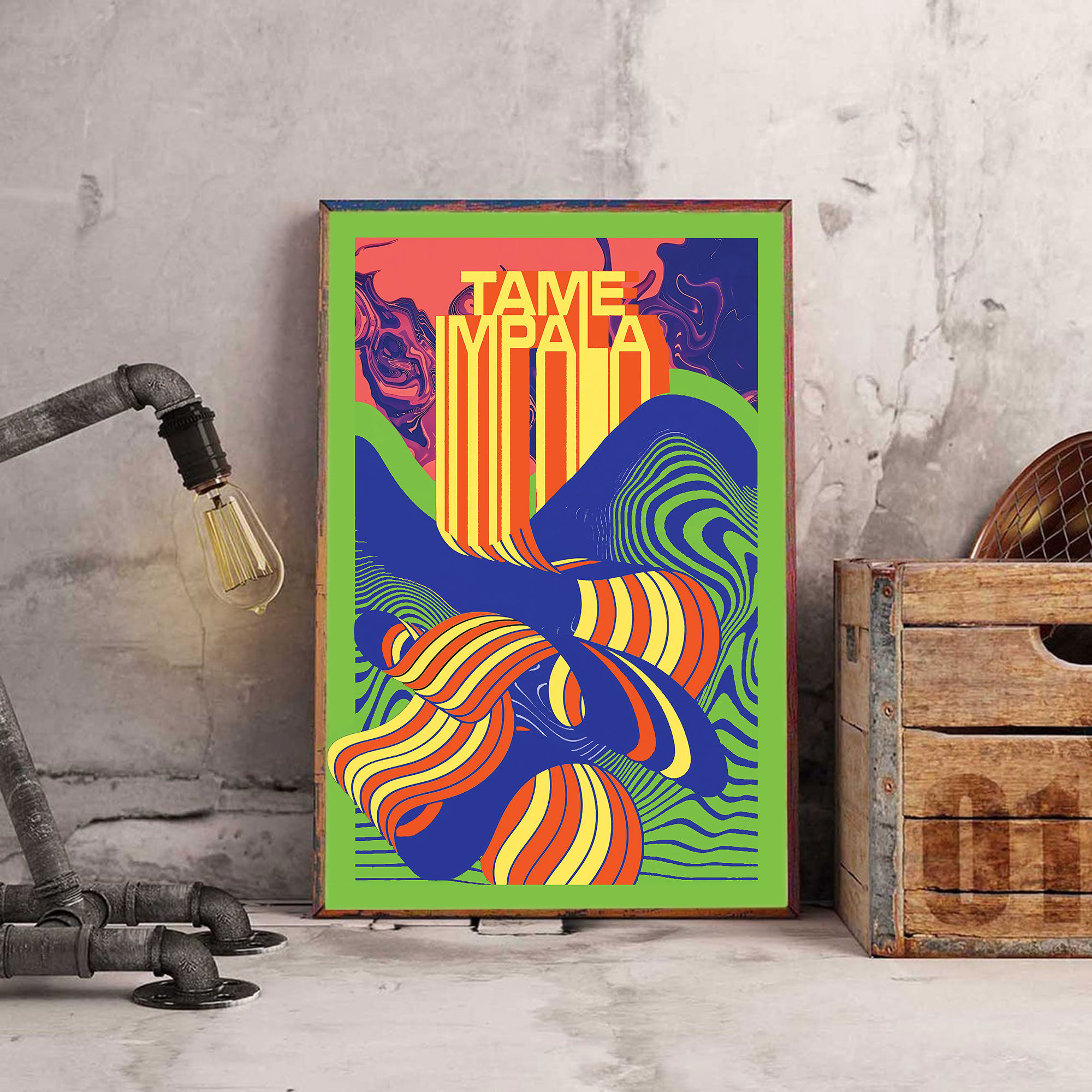 Tame Impala Currents Poster, Currents Poster, Tame Impala Ba - Inspire ...