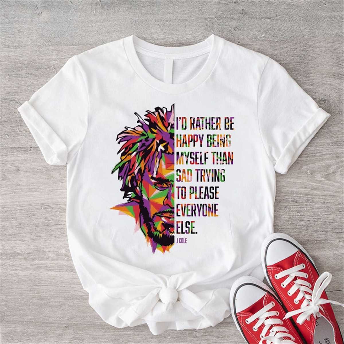 J Cole shirt, J Cole Rap T-Shirt, Cole 90s Rap T-Shirt, Drea - Main Image