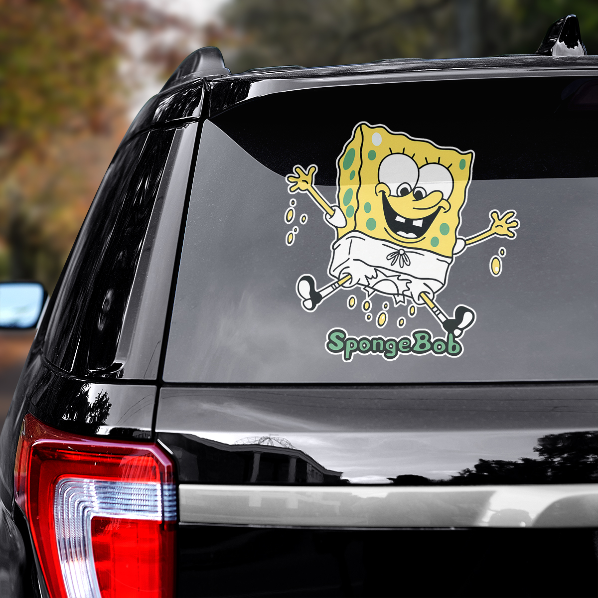 SpongeBob Sticker, Anime Decal, SpongeBob, Decal For Car, Sp Inspire